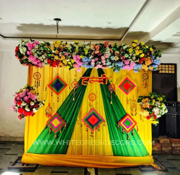 Haldi and Mehndi Backdrop