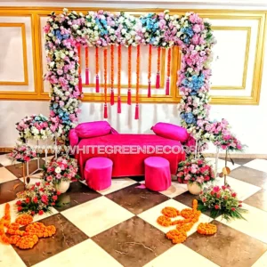 Mehndi Stage Setup