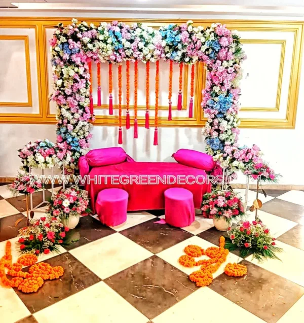 Mehndi Stage Setup