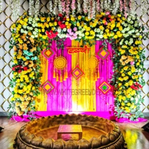 Haldi and Mehndi Setup