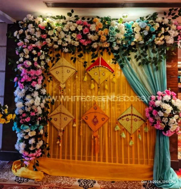 Haldi Mehndi Backdrop