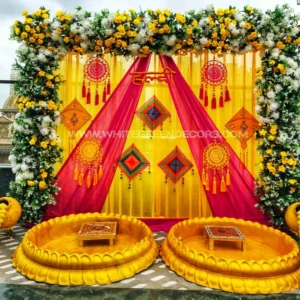 Haldi Mehndi Backdrop